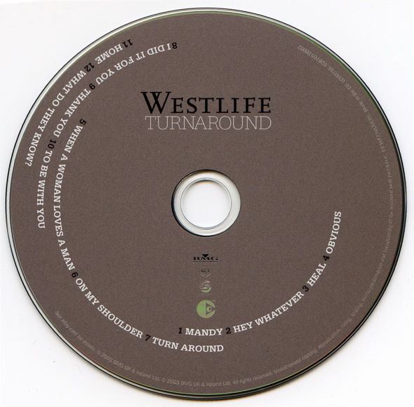 Westlife 第4张专辑 - 回首真爱 Westlife - Turnaround(528.48M)
