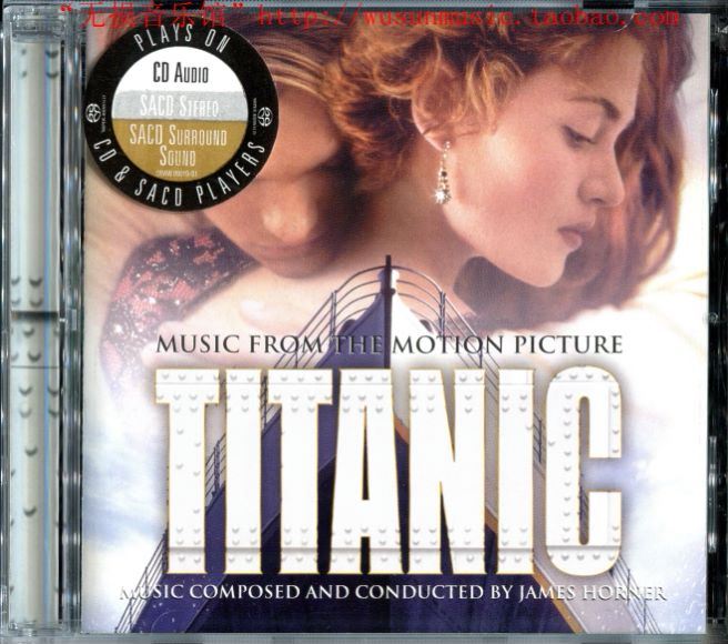 SACD-S0024 原声大碟 Titanic《泰坦尼克号》Sony Music Entertainment Inc - Music From The Motion Picture 1997(4.35G)