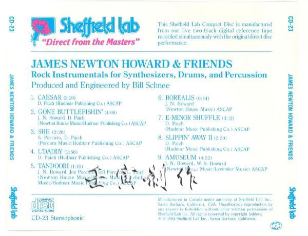 [喇叭花] - 《James Newton Howard and Friends》[多手仔][WAV整轨](267.60M)
