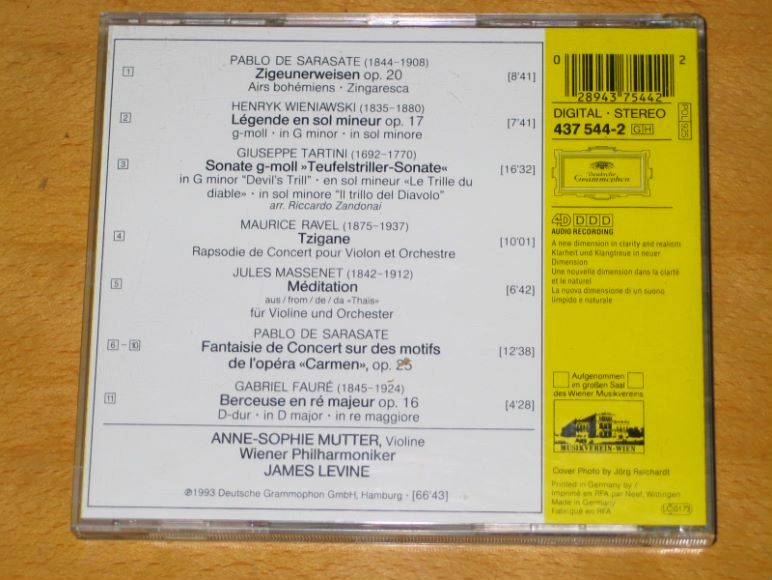 Anne-sophie Mutter － Camen Fantasie WAV(681.23M)