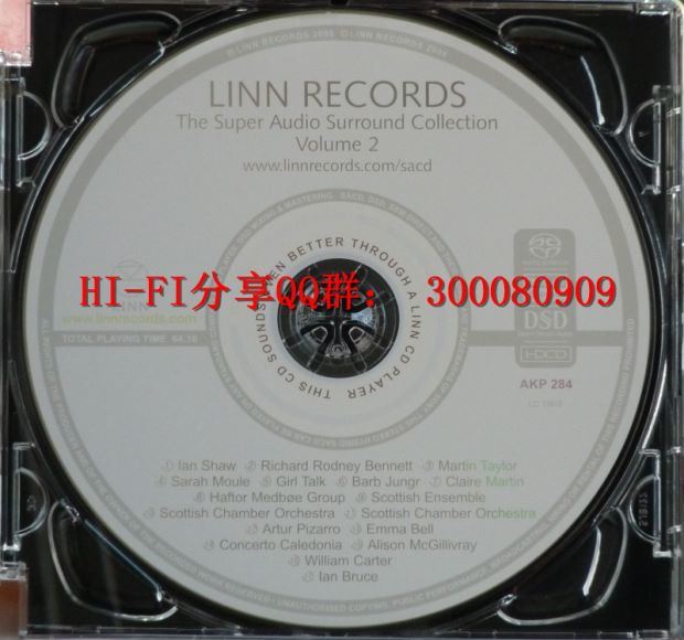 英国LINN（莲）试音环绕王 混合层多声道SACD CD2(651.82M)