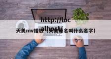 天美mv播放（天美原名叫什么名字）